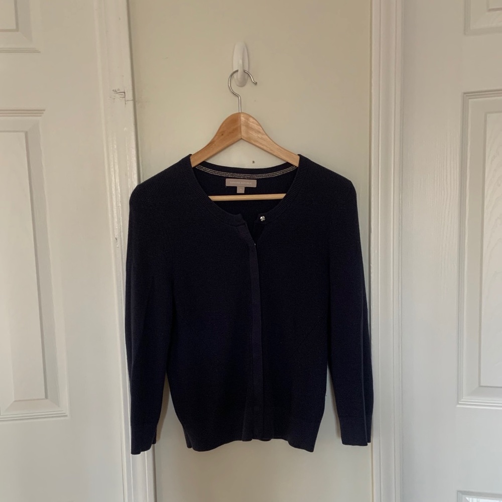 Banana republic dark blue cardigan